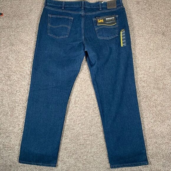 Lee Mens‎ Regular Fit Straight Leg Jeans Blue Size 40x30 - Picture 7 of 9